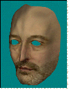 A 3d rendered face of Carl Smith